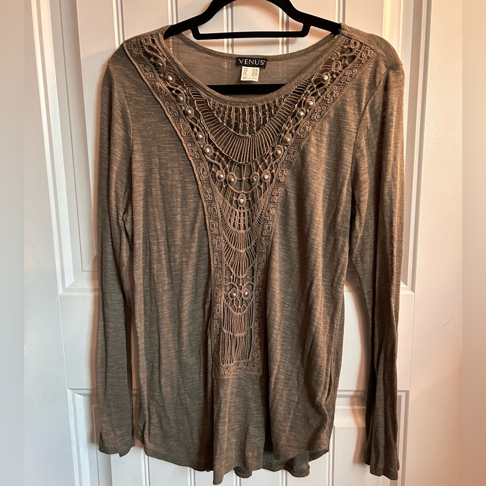 Venus Long Sleeve Bohemian Top